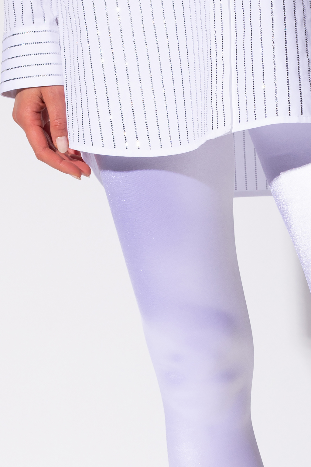 紺野 Shimmering leggings Junya Watanabe Comme des Garçons